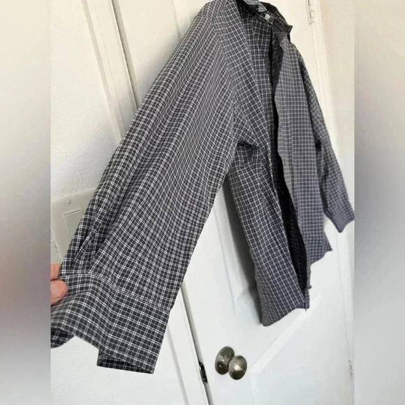 Ralph Lauren Moore Blue Plaid Pony Mens Long Sleeve Button Up Shirt Size XL - Picture 7 of 8